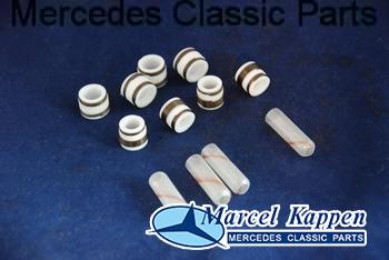 Set klepsteelrubbers v.nr. 1150500067 4 cilinder W110 200 W115 W123 alle met M115