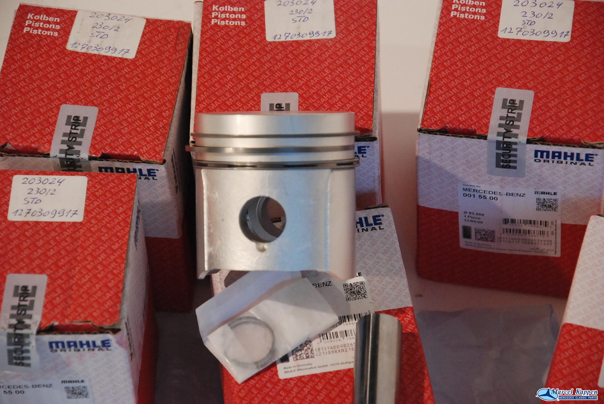 Zuigerset 230SL M127981 diameter 82mm lengte 84.2mm pistonpen 24mm v.nr. 1270309917 - Image 3