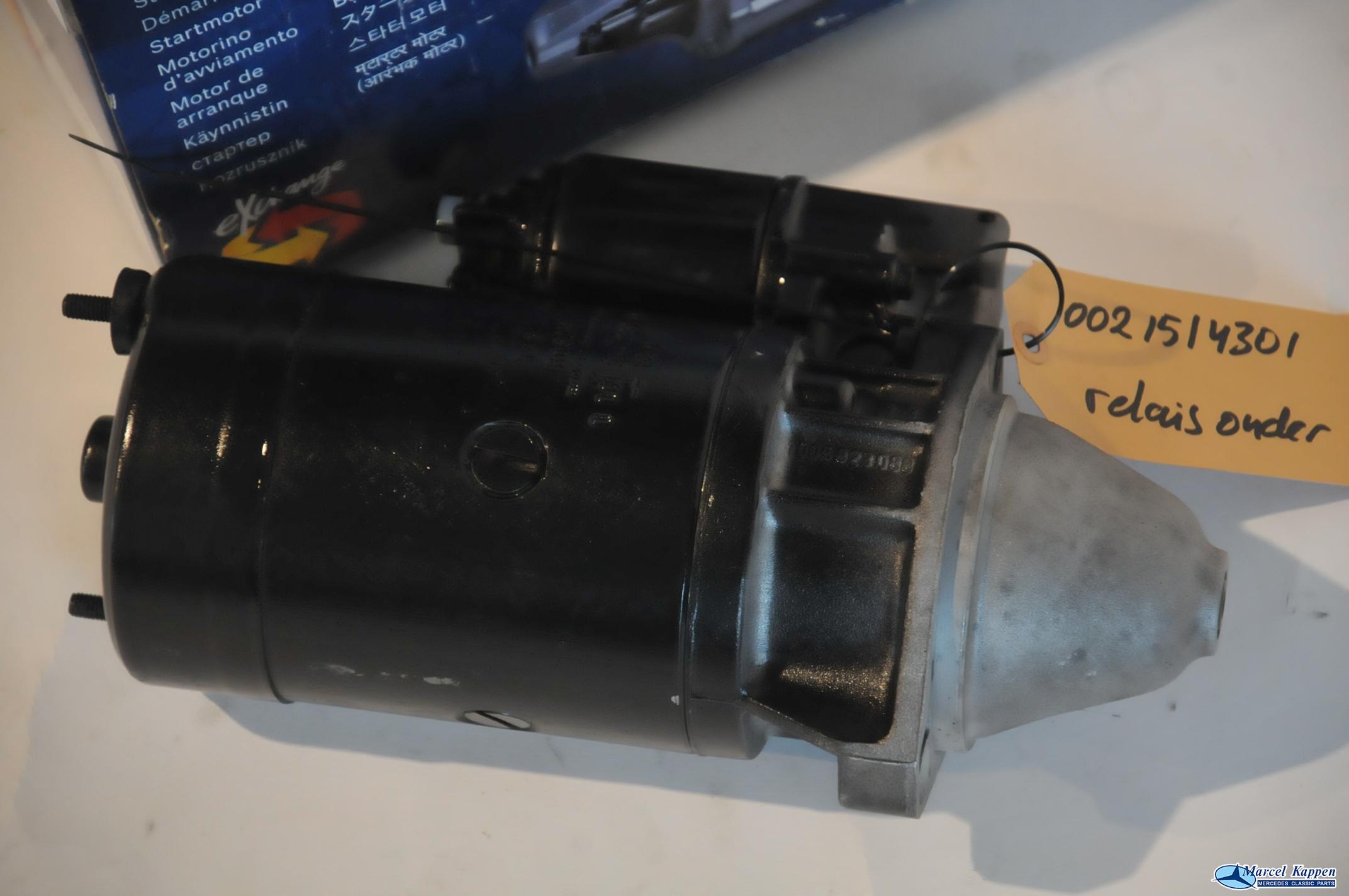 Starter gereviseerd Bosch 1,5KW relais onderzijde v.nr. 0021514301 ruilartikel - Image 4